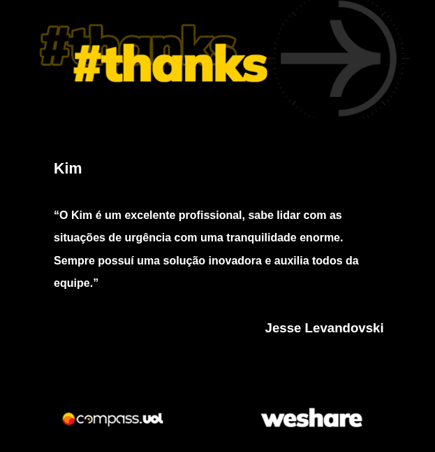 We Share card from Jesse Levandovski